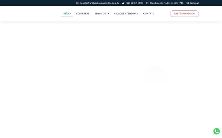 Екранна снимка на daikotransportes.com.br