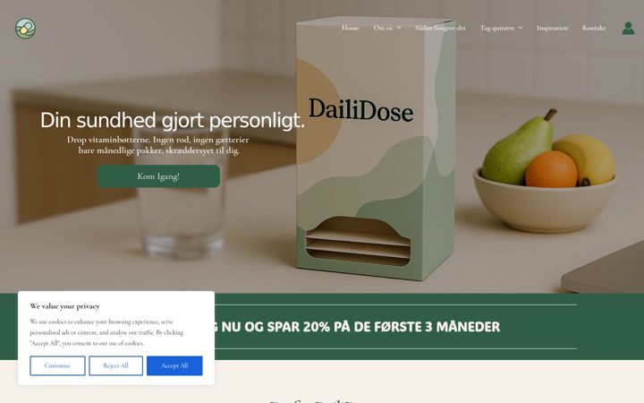 Capture d'écran de dailidose.dk