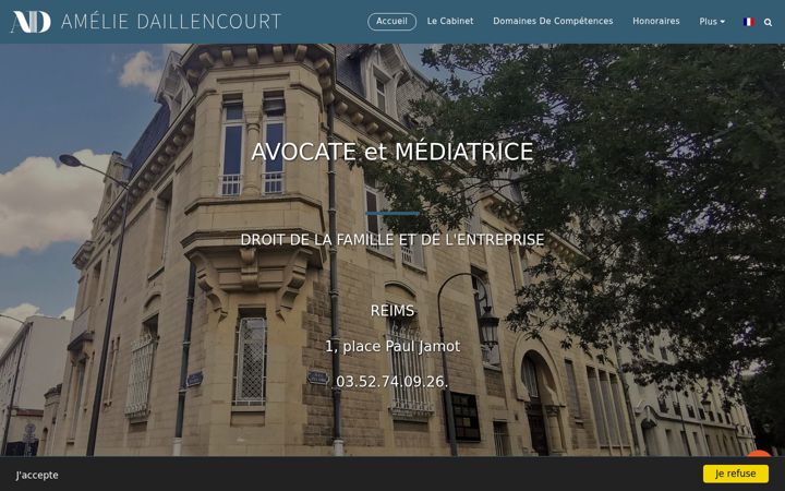 Zrzut ekranu daillencourt-avocat.fr