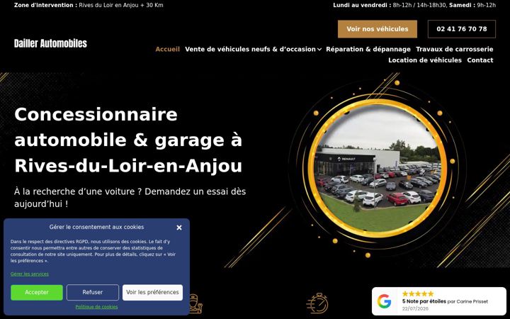 Zrzut ekranu dailler-automobiles.fr