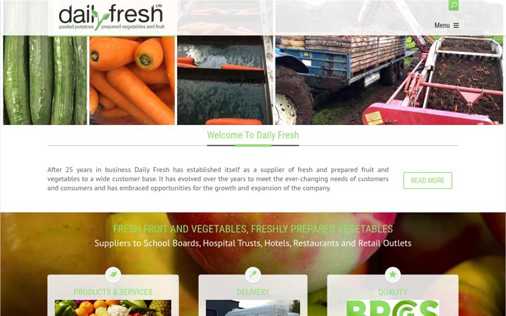 Posnetek zaslona daily-fresh.co.uk