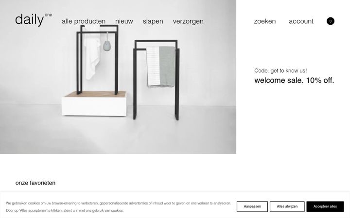 Skjermbilde av daily-one.nl