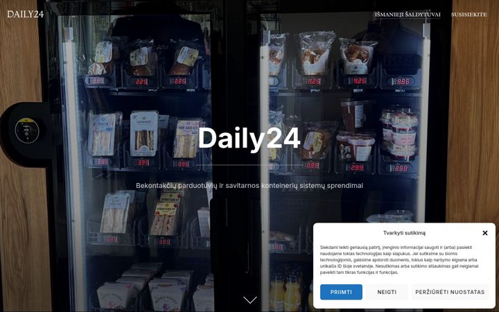 Screenshot di daily24.lt