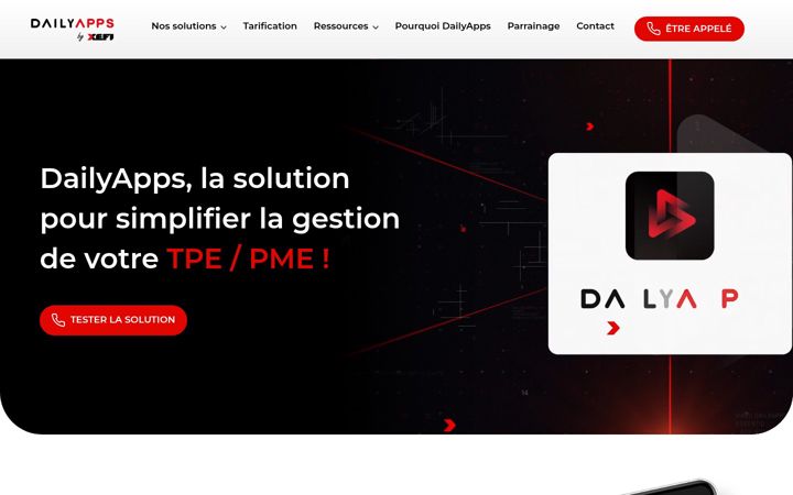 Screenshot of dailyapps.fr