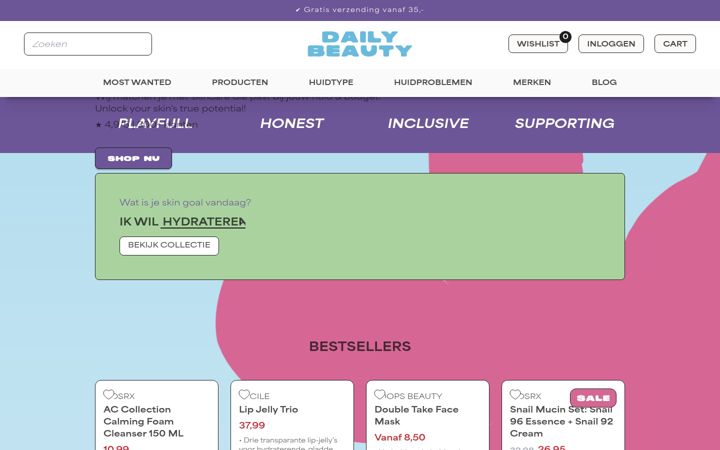 Skjermbilde av dailybeauty.nl