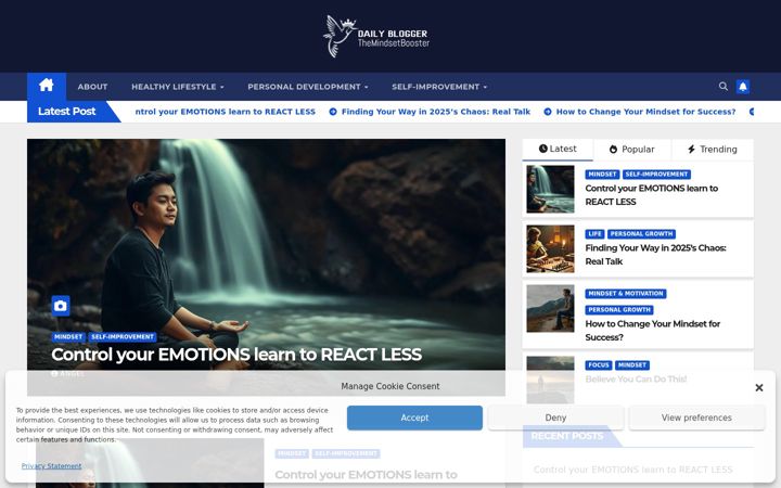 Screenshot of dailyblogger.eu