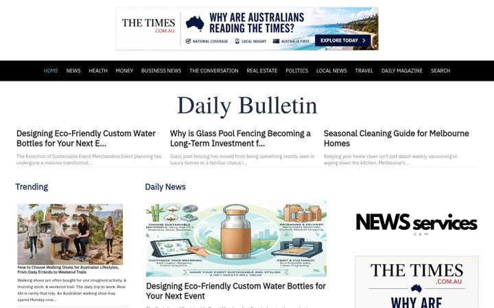 Ekraanipilt saidist dailybulletin.com.au