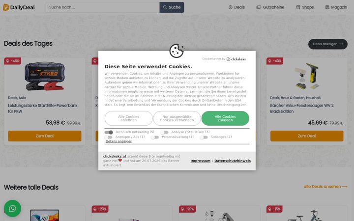Screenshot of dailydeal.at