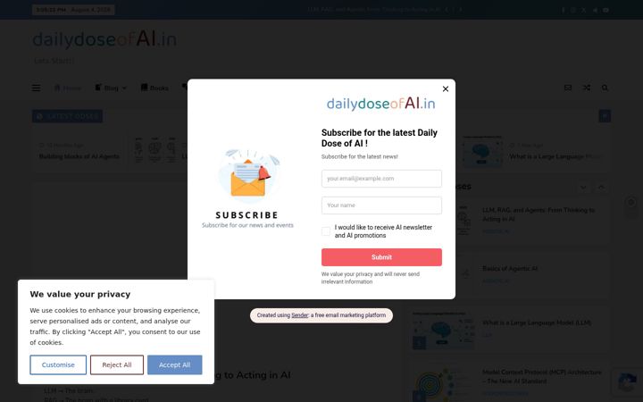 Ekrānuzņēmums no dailydoseofai.in