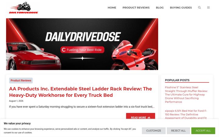 Screenshot of dailydrivedose.com