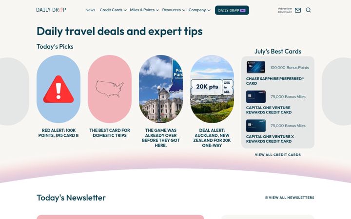 Screenshot of dailydrop.com
