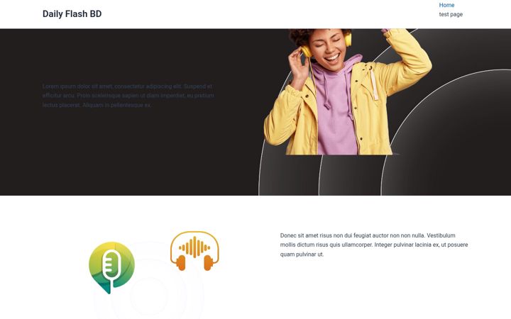 Screenshot of dailyflashbd.com