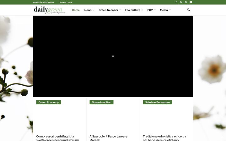 Screenshot of dailygreen.it