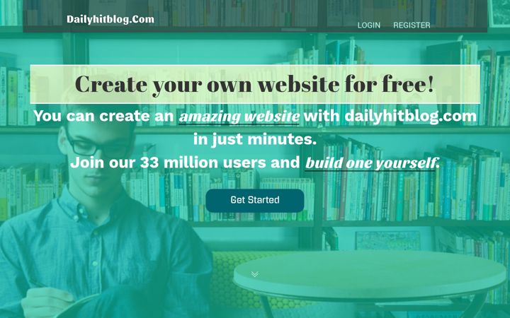 Screenshot of dailyhitblog.com
