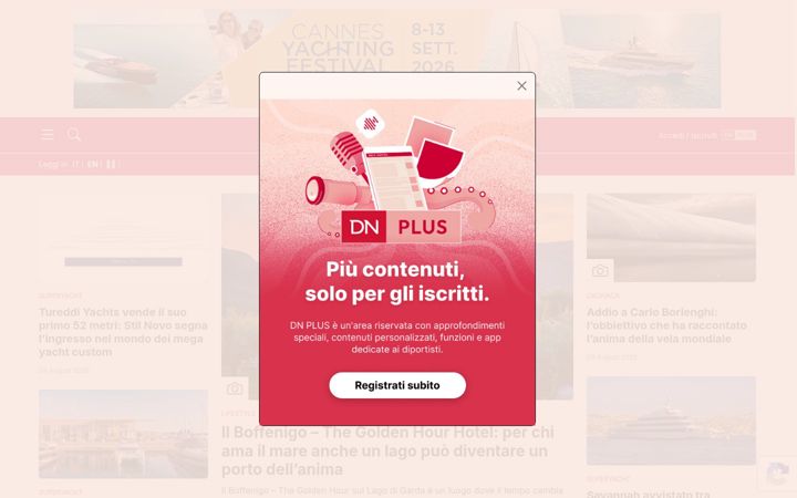 Screenshot of dailynautica.com