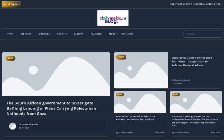 Screenshot of dailyprimeblog.nl