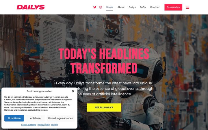 Screenshot of dailys-nft.com