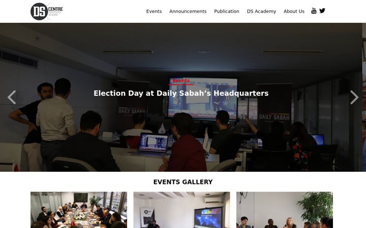 Screenshot of dailysabahcentre.com