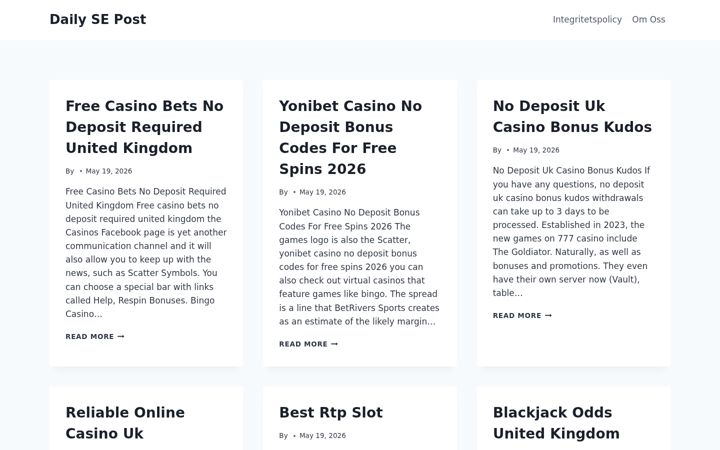 Screenshot of dailysepost.com