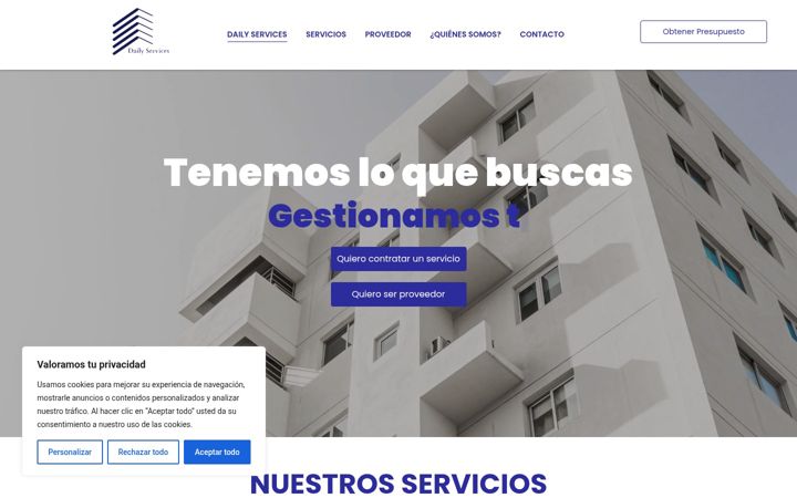 Zrzut ekranu dailyservices.es
