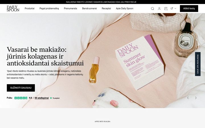 Screenshot di dailyspoon.lt