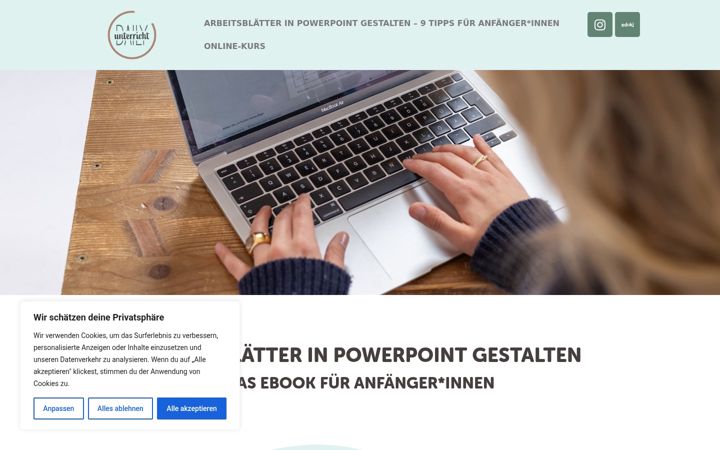 Screenshot of dailyunterricht.de