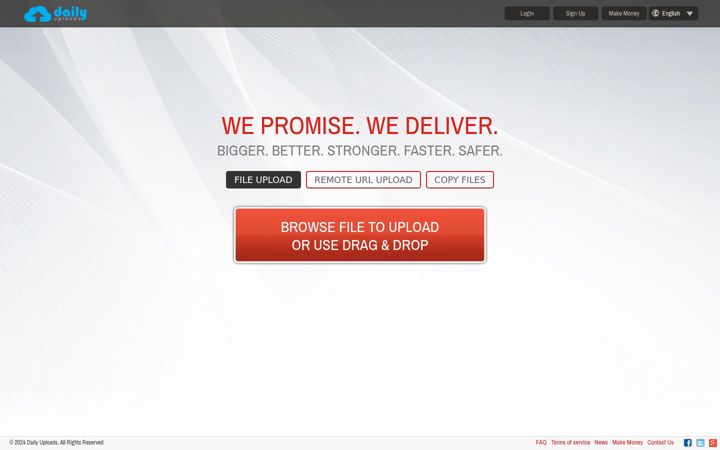 Screenshot του dailyuploads.net
