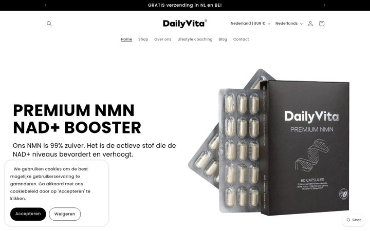 Skjermbilde av dailyvita.nl