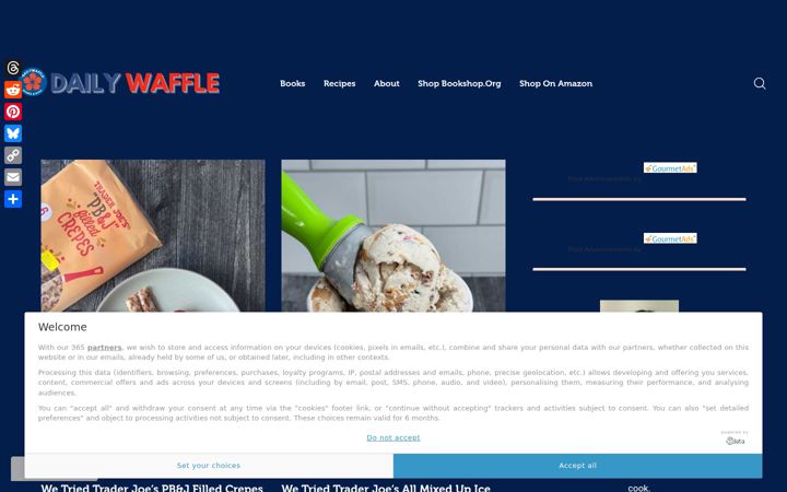 Screenshot of dailywaffle.com