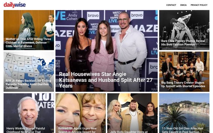 Screenshot of dailywise.com