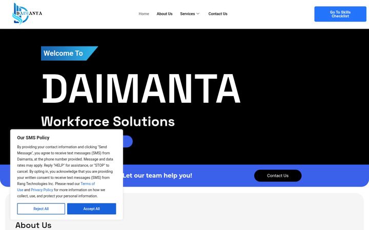 Screenshot of daimanta.com