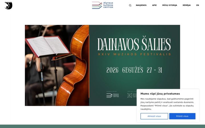 Screenshot di dainavafest.lt