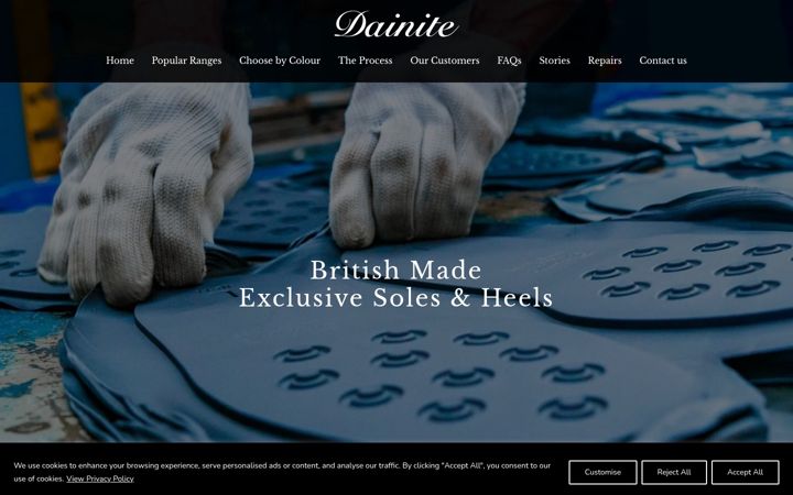 Screenshot of dainite.com