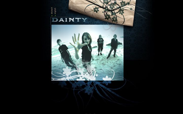 Screenshot of dainty-music.de