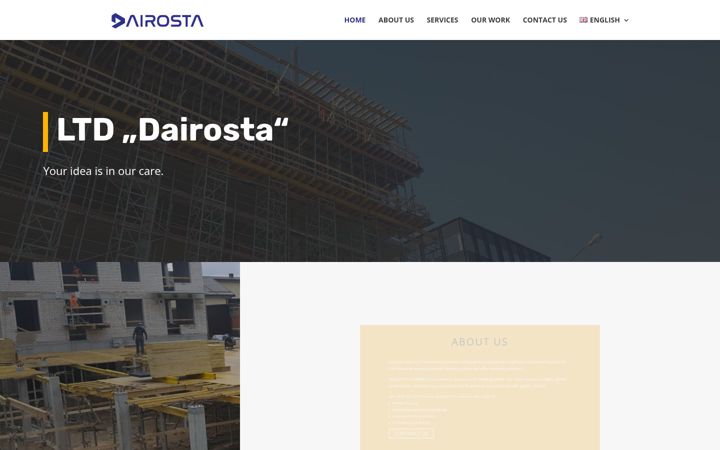 Screenshot di dairosta.lt