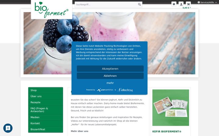 Screenshot of dairy-home-made.de