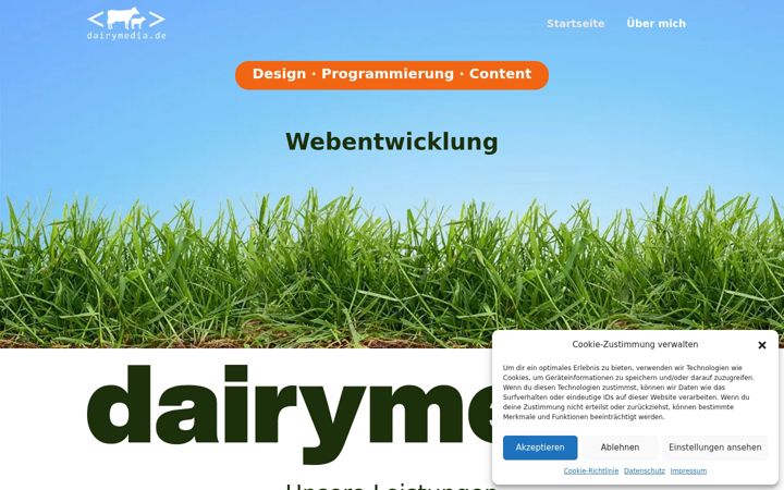 Screenshot of dairymedia.de
