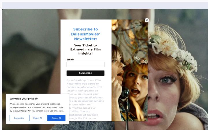 Screenshot of daisiesmovies.com