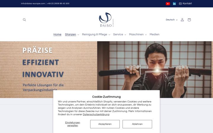 Screenshot of daiso-europe.com