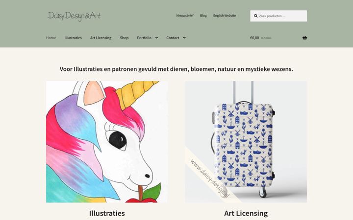 Skjermbilde av daisy-design.nl