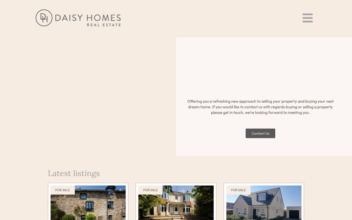 Screenshot of daisy-homes.com