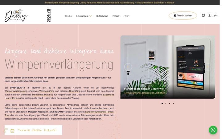 Screenshot of daisybeauty.de