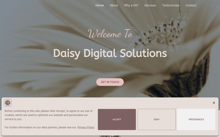 Screenshot of daisydigitalsolutions.com