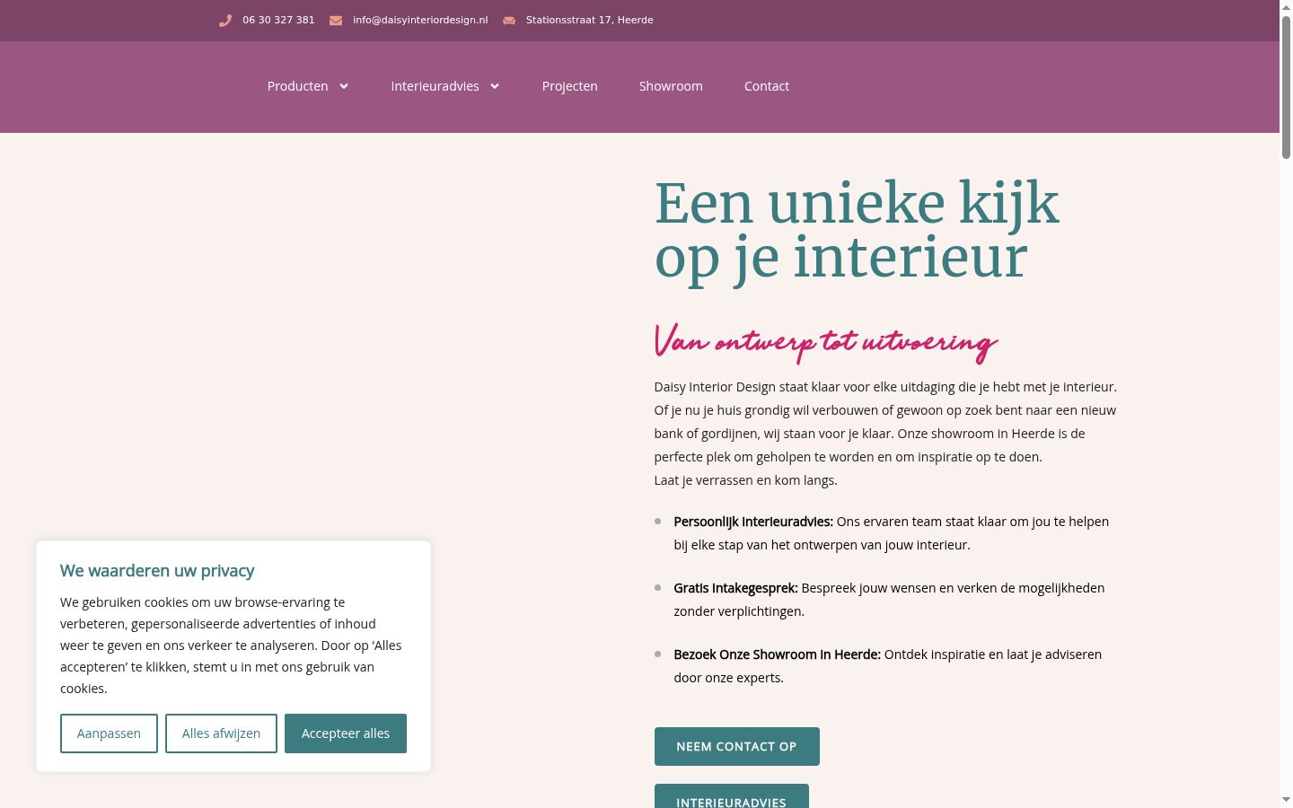 Screenshot tal-banner tal-kunsens muri qabel kwalunkwe interazzjoni