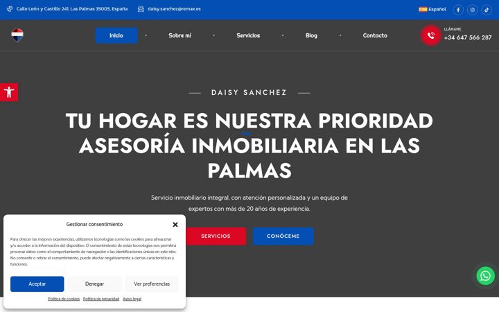 Screenshot of daisysanchezremax.com