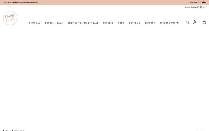 Screenshot of daisysclosetfashion.com