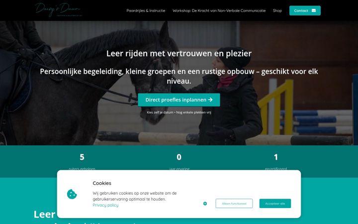 Skjermbilde av daisysdawn.nl