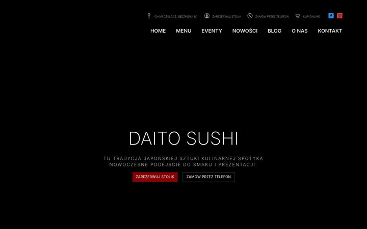 Ekraanipilt saidist daito.pl