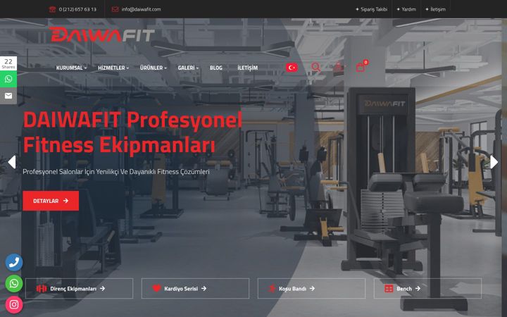 Screenshot of daiwafit.com