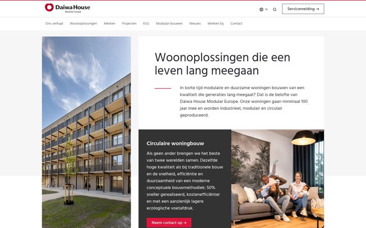 Screenshot of daiwahousemodular.eu